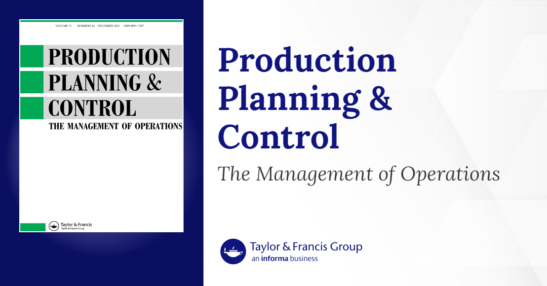 Cover image - Production Planning & Control